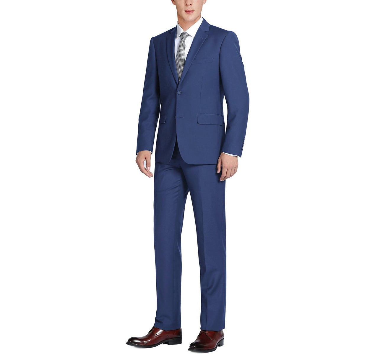 Renoir 201-20 2-Piece Single Breasted Notch Lapel Modern Fit Suit