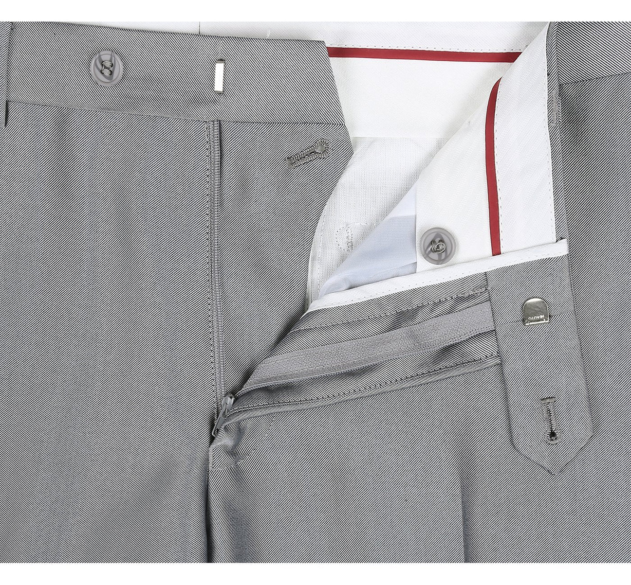 Renoir 207-2 Sharkskin Italian Styled Two Piece Modern Fit Suit