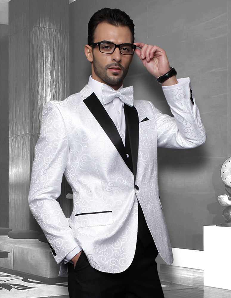 Statement | Bellagio 3-Piece Modern Fit Tuxedo Suit
