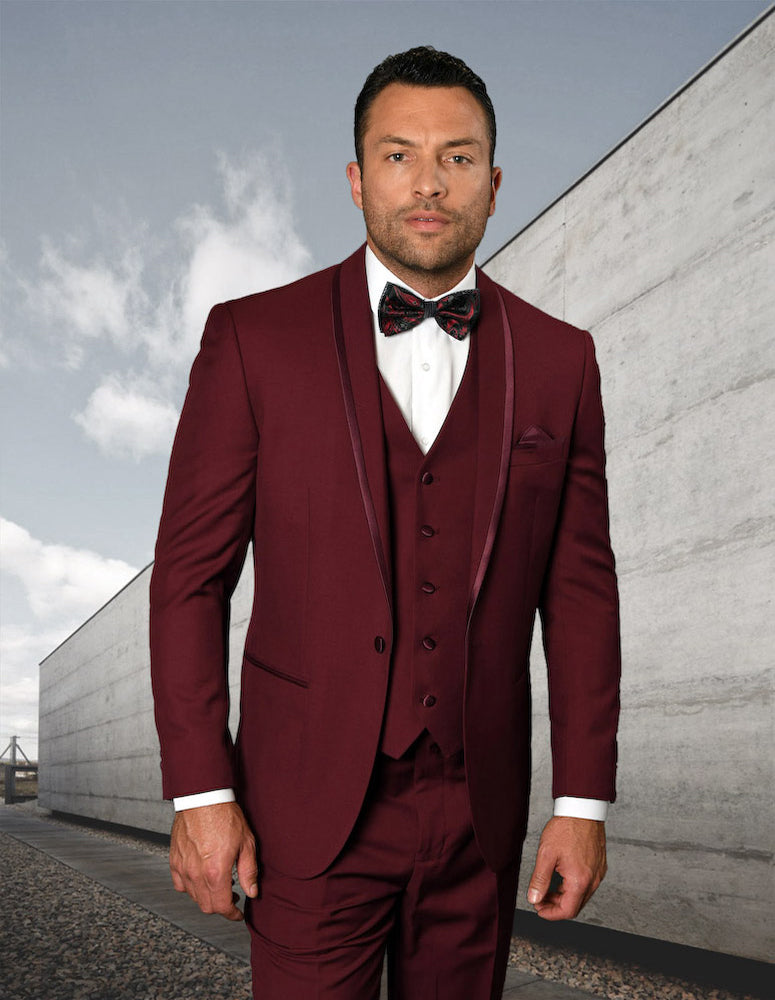 Statement | Caesar 3-Piece Modern Fit Tuxedo Suit