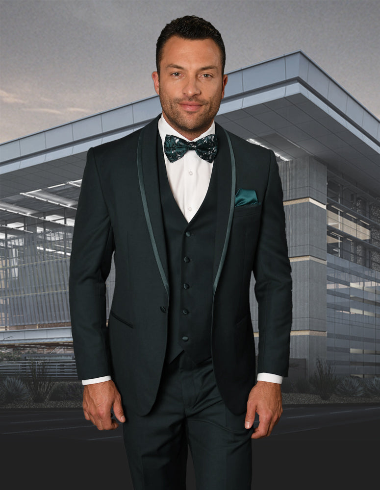 Statement | Caesar 3-Piece Modern Fit Tuxedo Suit