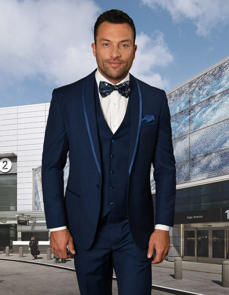 Statement | Caesar 3-Piece Modern Fit Tuxedo Suit