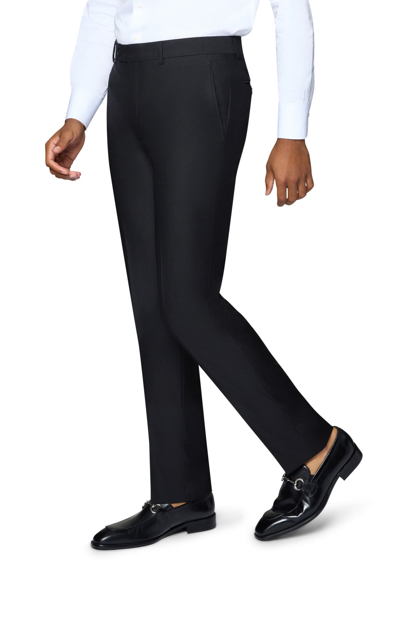 Bergamo Elegant - Slim Peak Suit - Black