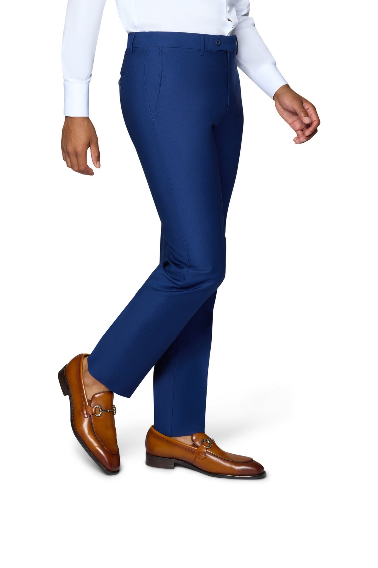 Bergamo Elegant - Slim Peak Suit - New Blue