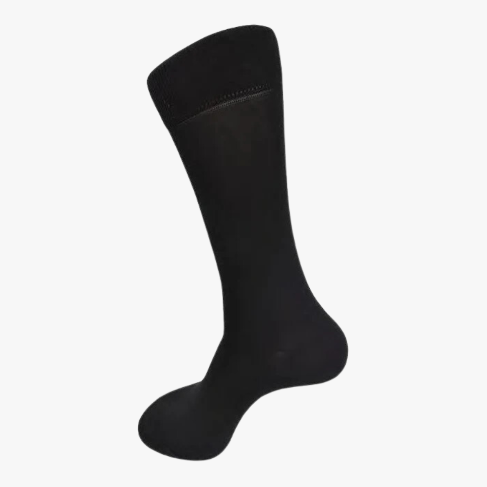 Vannucci Solid Italian Fabric Socks V1126