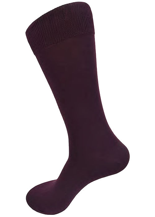 Vannucci Solid Italian Fabric Socks V1126