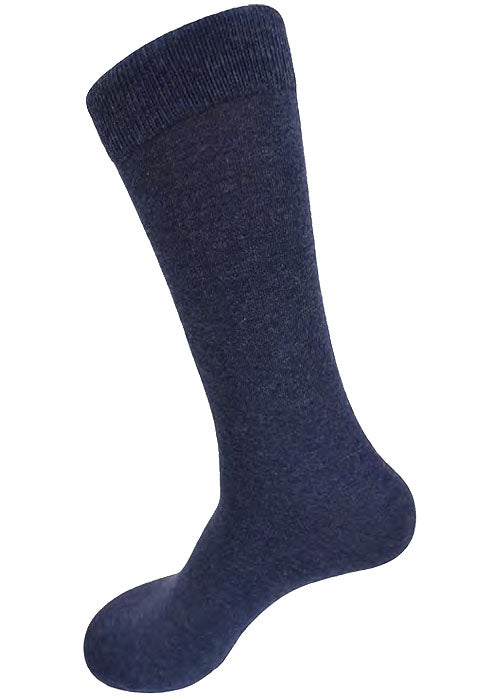 Vannucci Solid Italian Fabric Socks V1126