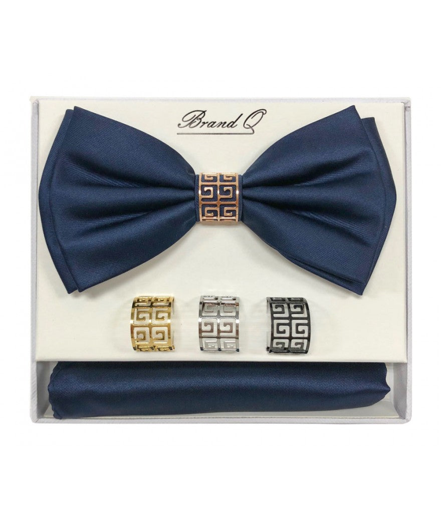 Men's BTR100 - Bow Tie, Hanky & 4 Rings