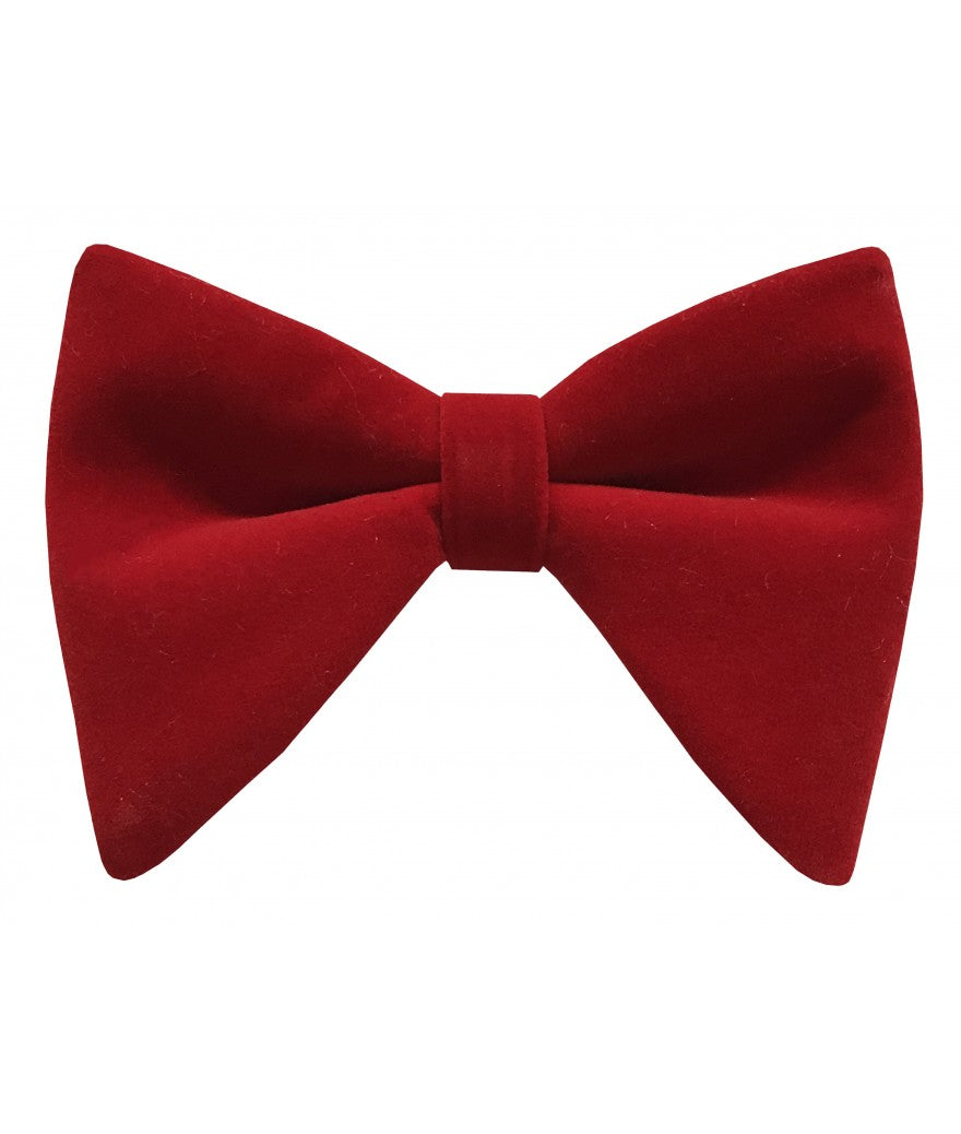 Men's LBTV100 - Long Velvet Bow Ties & Hankies