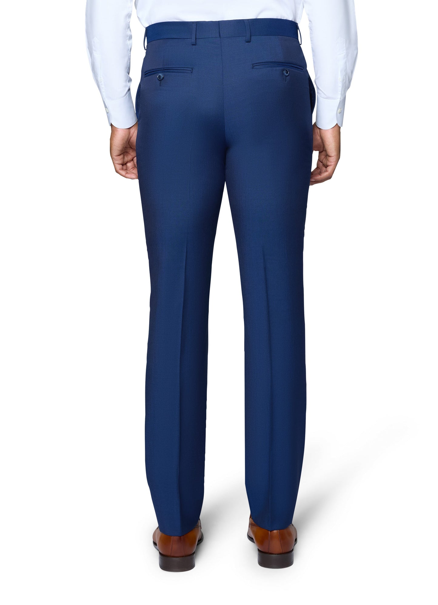 Bergamo Elegant - Reda | Modern 2-Piece Notch Solid New Blue Suit